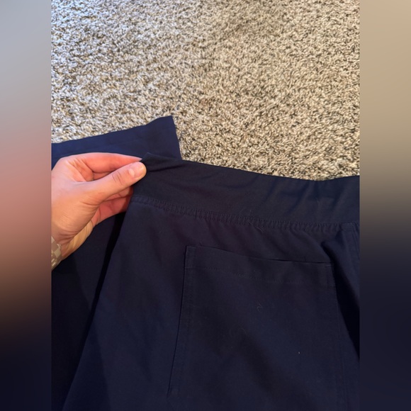 Figs Women’s Dark Blue Joggers with Gray Drawstring - Picture 5 of 7